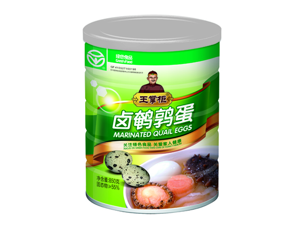 850g鐵罐裝鹵鵪鶉蛋